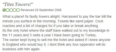 Funny TripAdvisor reviews