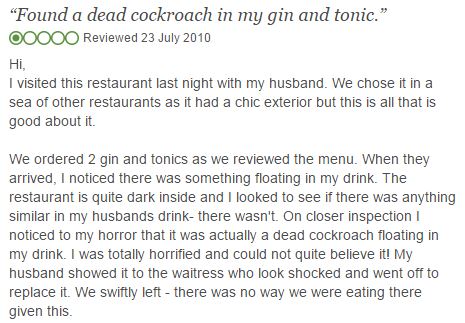 Funny TripAdvisor reviews