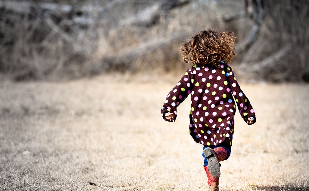 Child running