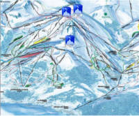 Brideslesbains Piste Map Thumb