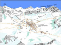 Cortina Dampezzo Piste Map Thumb