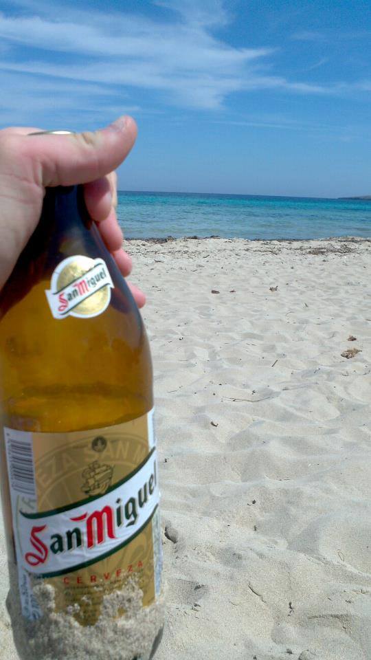 Beer on the beach