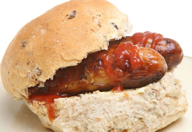 Sausage sandwich