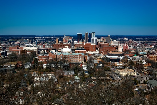 panorama of birmingham usa